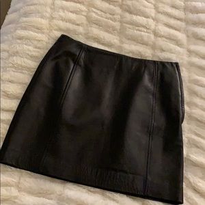 BEBE leather skirt